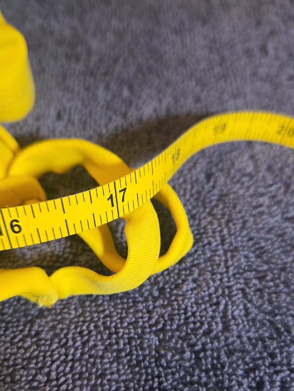Bright Yellow Ruffle Triangle Bikini - Picture 6 of 6